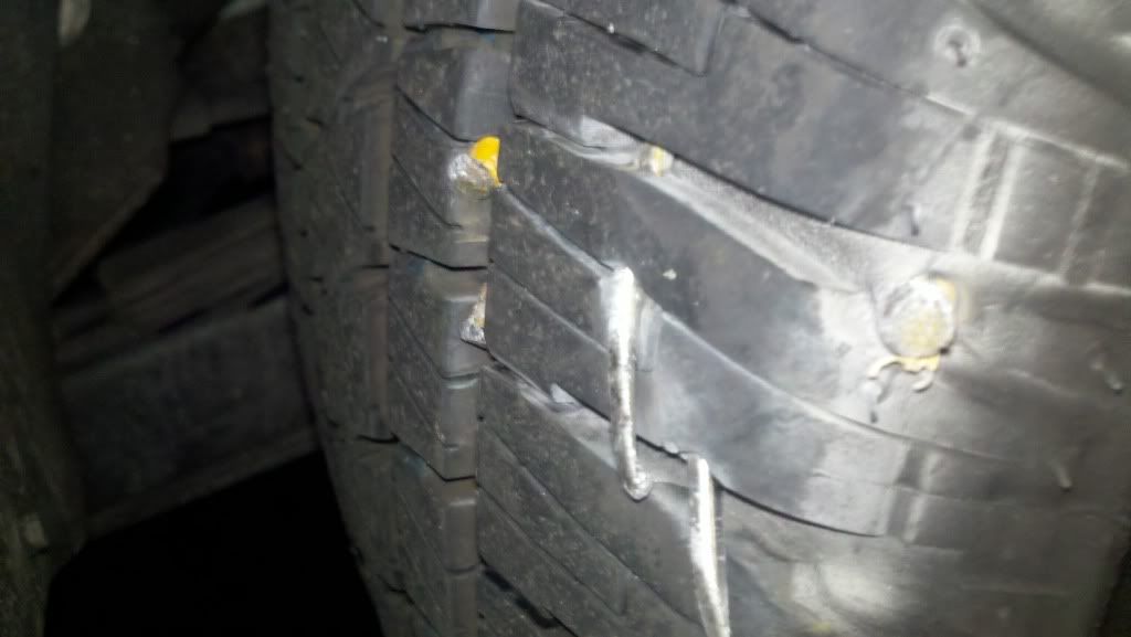 2011 AV - small rock causes flat tire! Pulled Screw Out Of Tire No Leak